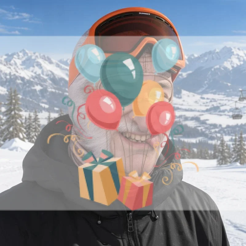 Realistic Print Face Ski Mask Full Coverage Windproof Soft for Outdoor Skiing Running All Age Groups