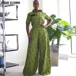 Two 2 Piece Pants Sets Women Outfit Summer Clothes African Dresses for Women 2024 New in Plus Size Matching Set Africa Clothing