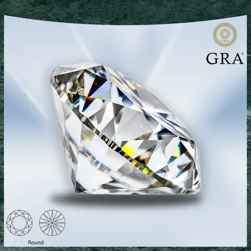 

Moissanite Stone Promotion Real D Color with GRA Certificate VVS1 Pass Diamond Tester Lab Diamonds Moissanita Loose Gemstones