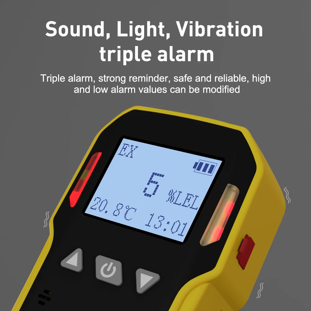 Portable Industry H2/O3/CO/PH3/CO2/H2S/NH3/O2/NO2/NO/EX/CH4 Gas Detector