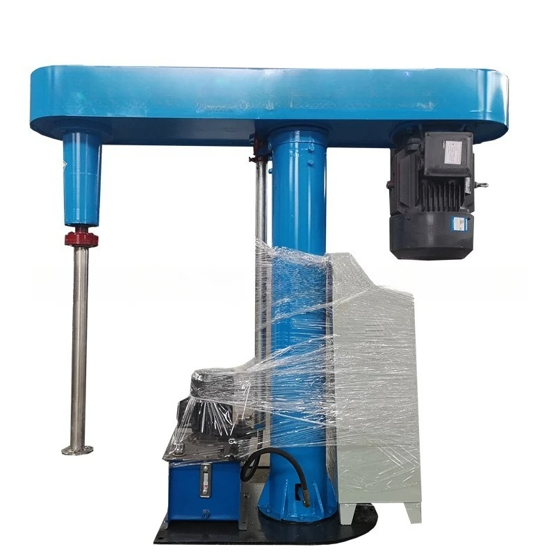

7.5Kw disperser, automatic paint latex paint mixer, hydraulic frequency conversion explosion-proof high-speed disperser