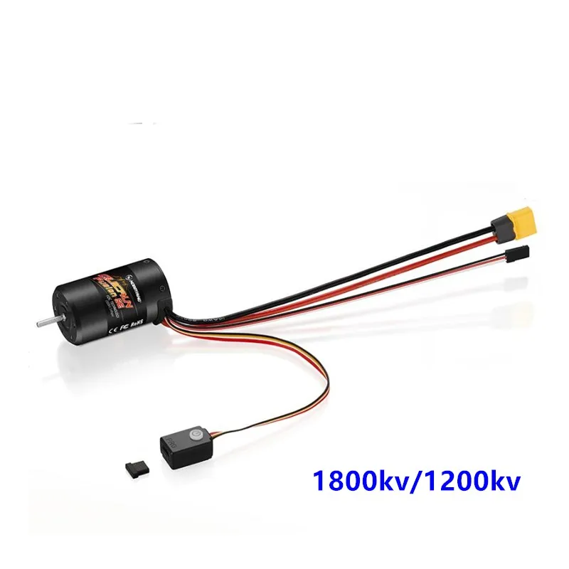 Hobbywing QuicRun Fusion SE 40A Motor ESC 2-in-1 Sensitive Brushless Waterproof Power Suit 1800KV 1200KV 1/10 1/8 RC Model Car