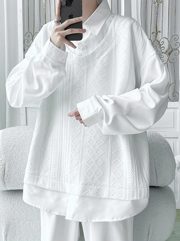 

Loose Casual Hoodie Men's Autumn Winter Trend Design Unique Overhead irt Cotton Polyester Blend Comfortable Anti-Wrinkle Wear