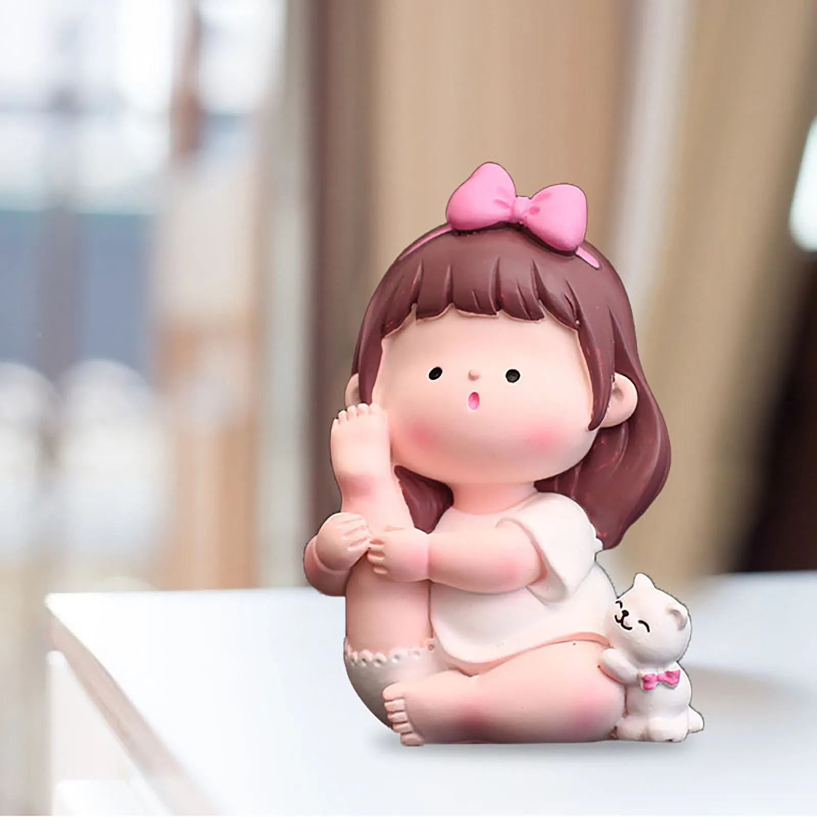 귀여운 고양이 키체인, 핑크 블루 스타 매칭 키체인, y2k 오리지널, 1 개 