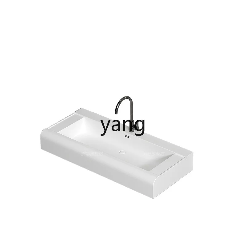 

Tgf shopping mall bathroom artificial stone wash basin public toilet washbasin outdoor washbasin