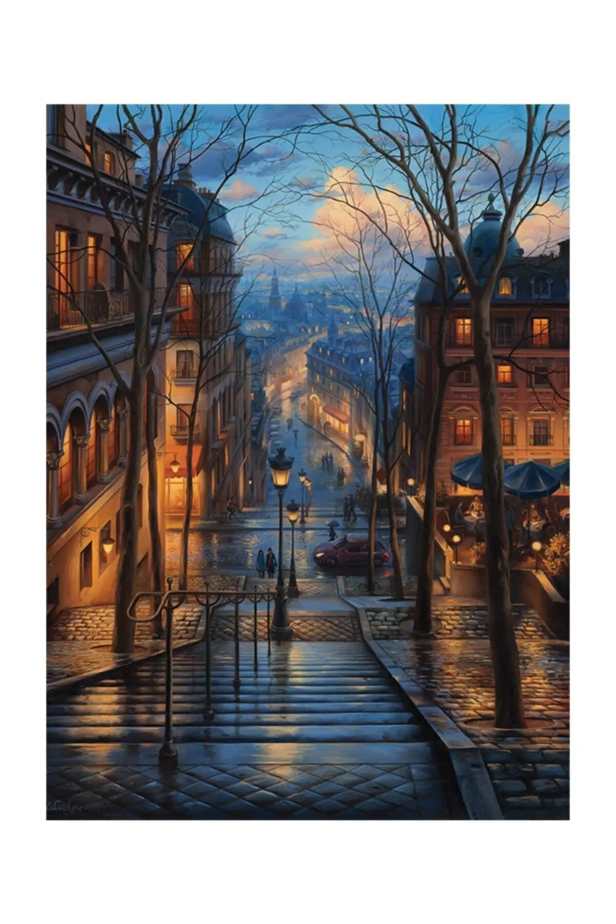 Montmarte Spring 1000 Piece Jigsaw Puzzle beautiful picture jigsaw toys for adults brain Teaser jigsaw Puzzle 1000 pcs toys