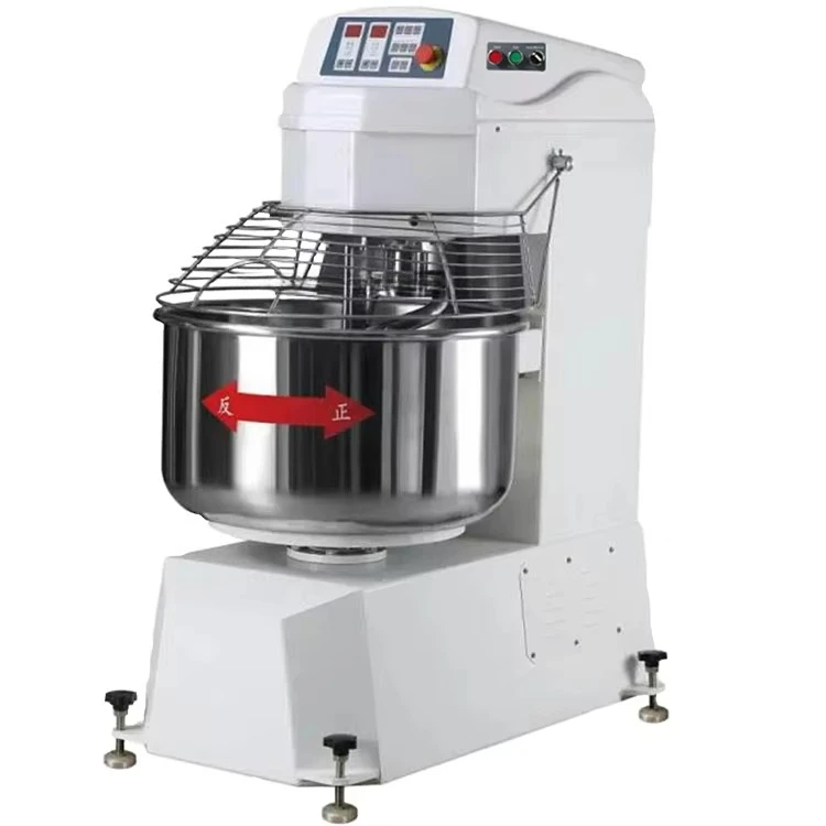 Industri 20L 40L  60L 80L  50kg 100kg Spiral Dough Mixers Commercial Wholesale Stand up Machine Bread  Kneading Kitchen Kneader