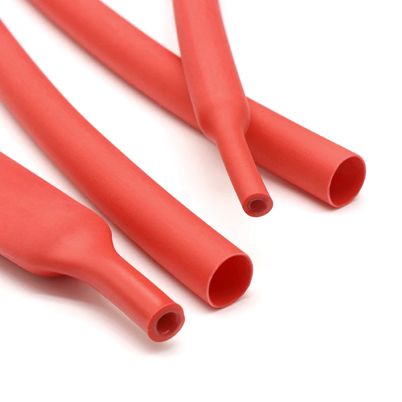 Red 3:1 Heat Shrink Tube With Glue Double Wall 1.6/2.4/3.2/4/6.4/7.9/9.5/12.7/15.4/19.1/25.4/30/39 mm Heat-shrinkable Sheath DIY - Image 5