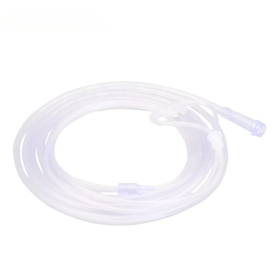 Disposable conventional nasal oxygen cannula adult pediatric infant neonate white transparent oxygen nasal cannula price