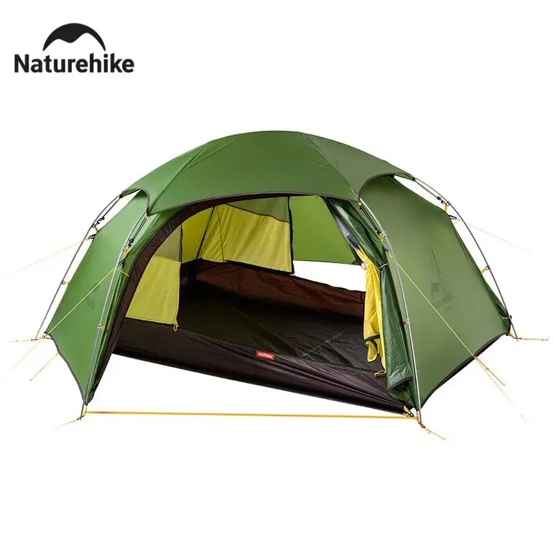 Naturehike Cloud Peak 2 Camping Waterproof Portable T-shape Zipper Outdoor 4 Season Nylon 2 Person Backpack Tent