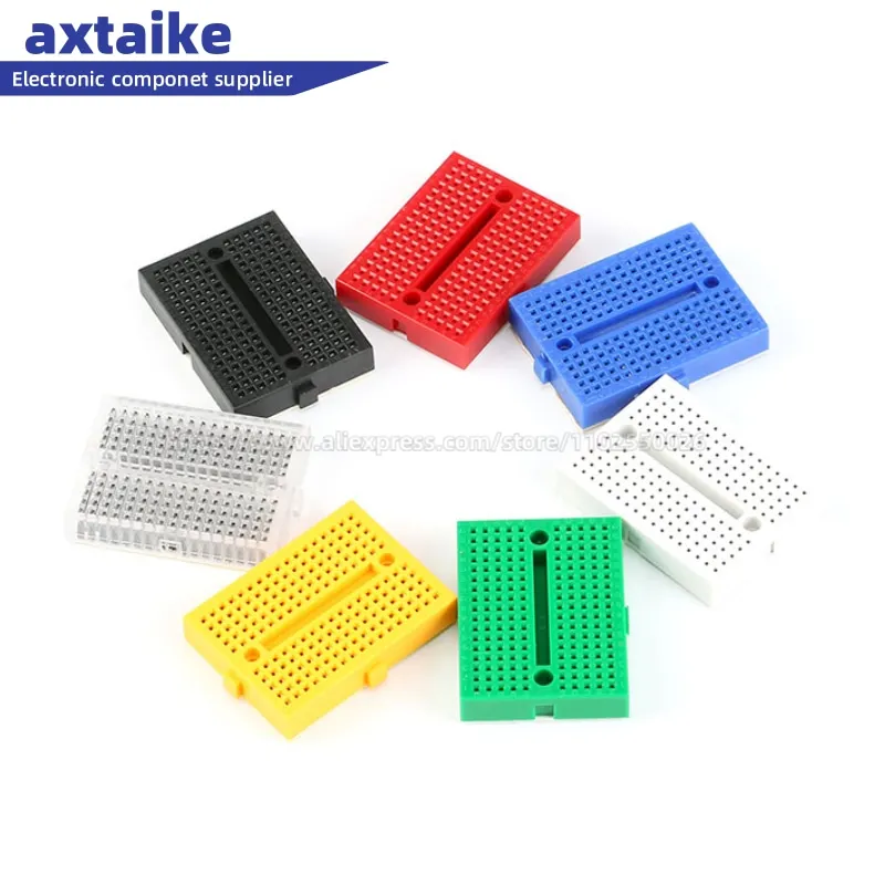 

5PCS SYB-170 SYB170 Mini Solderless Prototype Breadboard 170 Tie-points PCB Test Board DIY Combination Splice 35*47mm