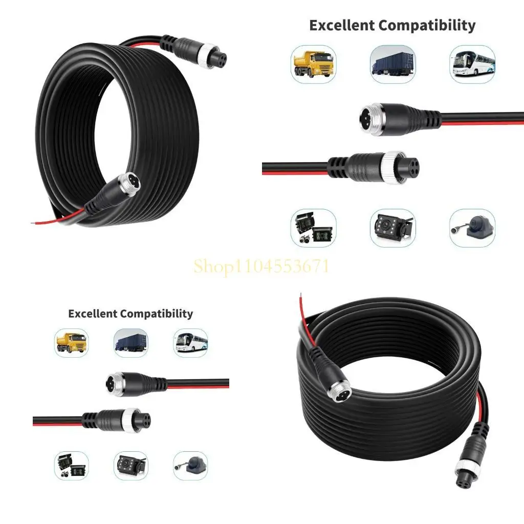 Best Seller 4Pin Male to Female Extension Cable for Reversing Camera Auditory Video