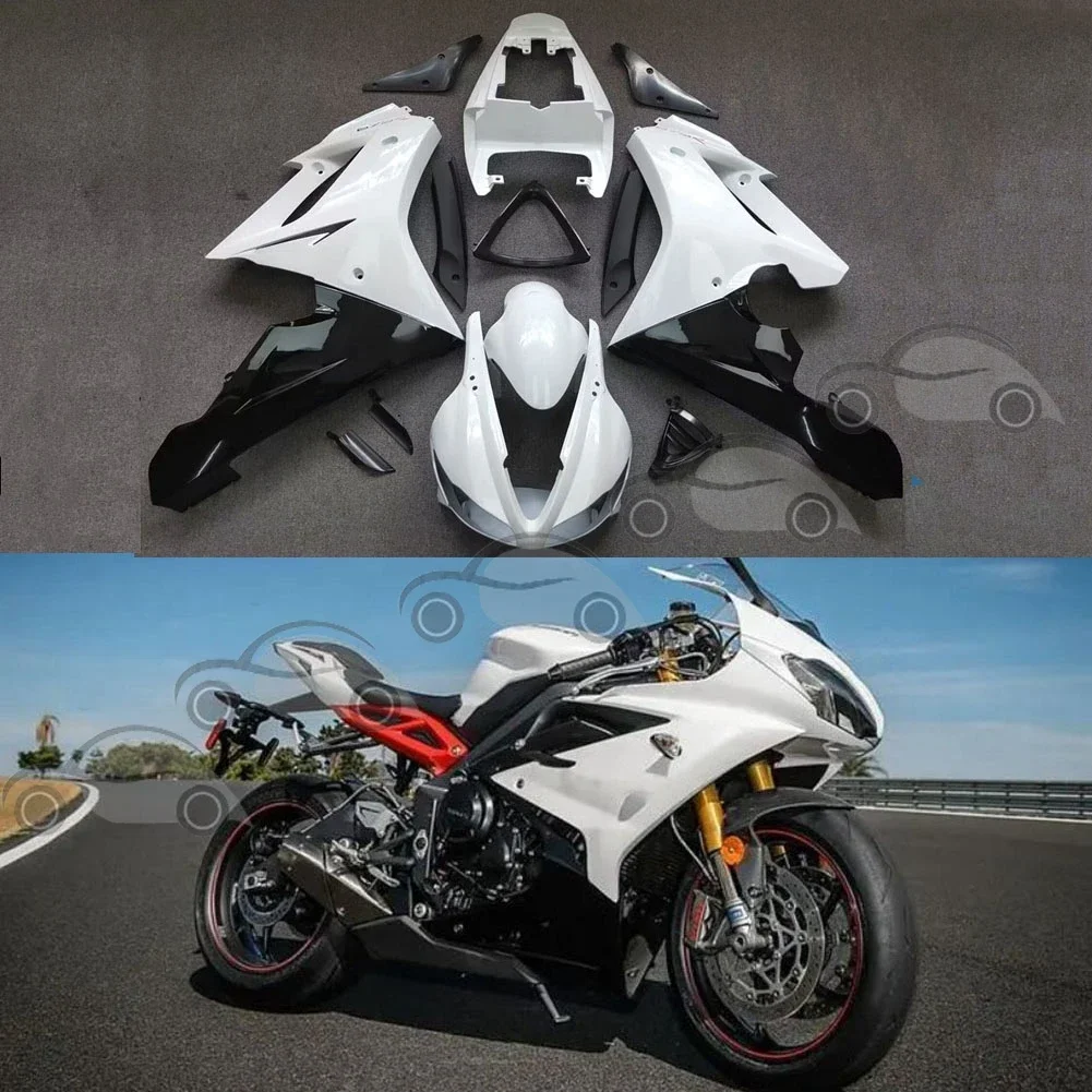 Painted Fairing Body Work ABS Molding For Triumph Daytona 675 2009 2010 2011 2012 Pearl White