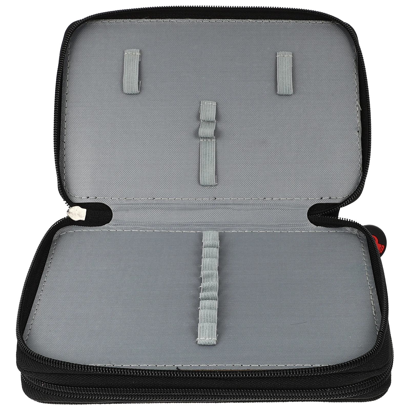 

Large Capacity Nail Art Tool Holder Manicure Brush Pouch Storage Bag Portable Organizer For Pens Brushes Black Travel Use