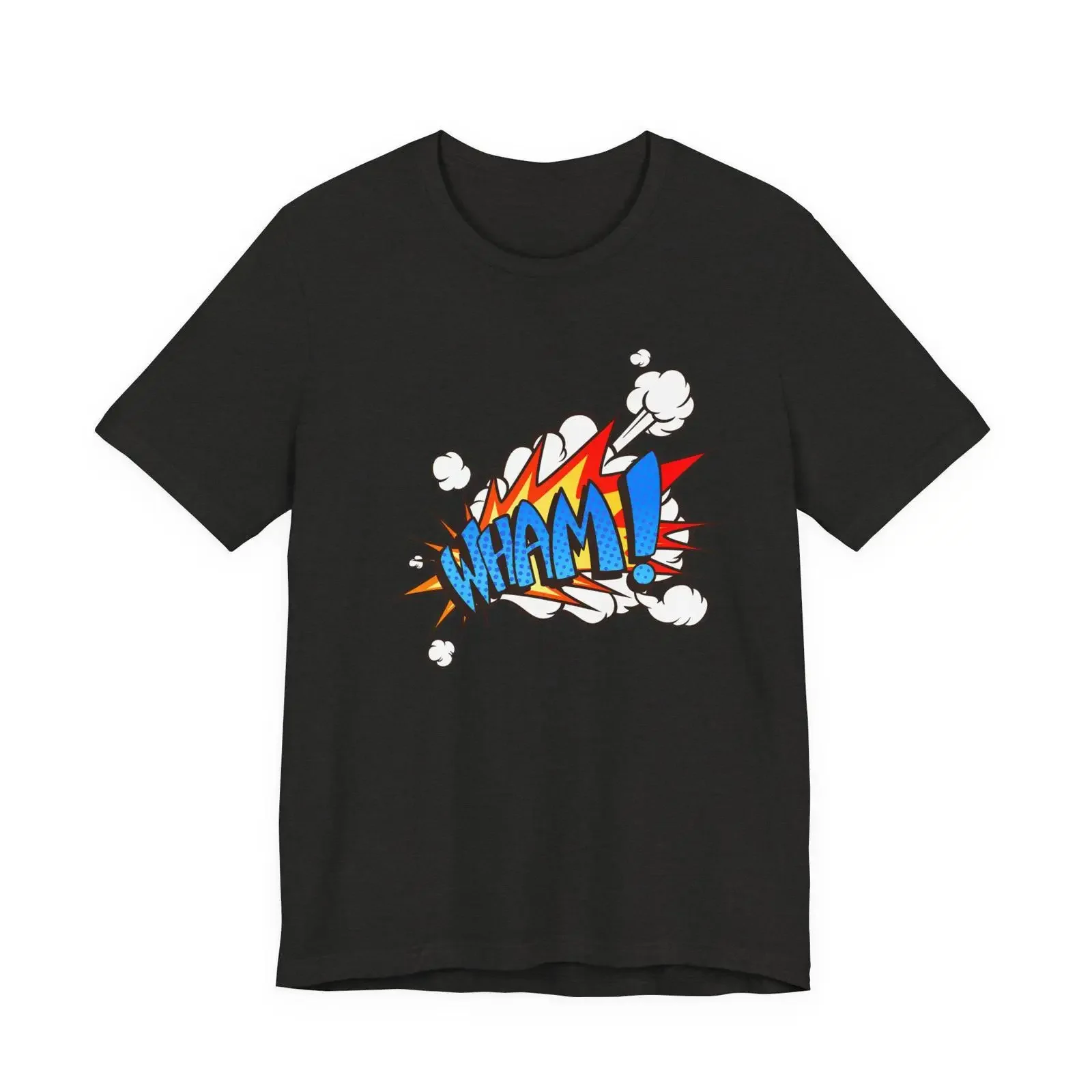 BritPop WHAM Jersey  T Shirt vintage Washed Stretched graphic Stylish designer clothes Top For Everyday Wear Breathable