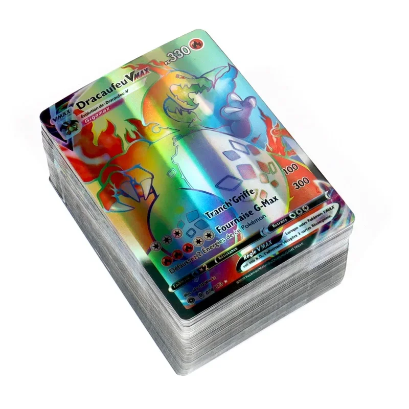 60-100Pcs French Version Pokmon Card Scarlet & Violet Rare Card Titanium  crystal Charizard EX GX TAG MEGA Pokemon Battle Card - AliExpress 26