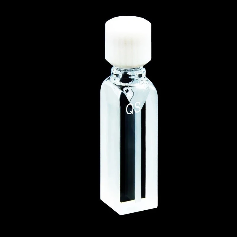 10mm quartz microcalorimeter, two-way light, threaded mouth, sealed fluorescence reaction cup, half narrow sample cell