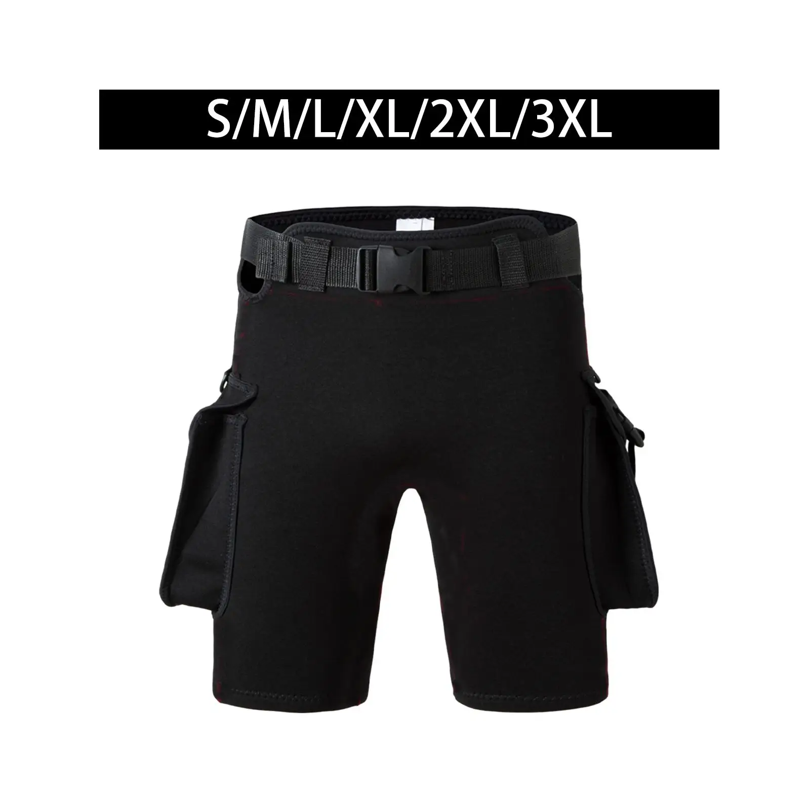 Diving Shorts Men Submersible Pants Wear Resistant with Pockets Swimwear Wetsuits Pants for Women Men Snorkeling Water Sports