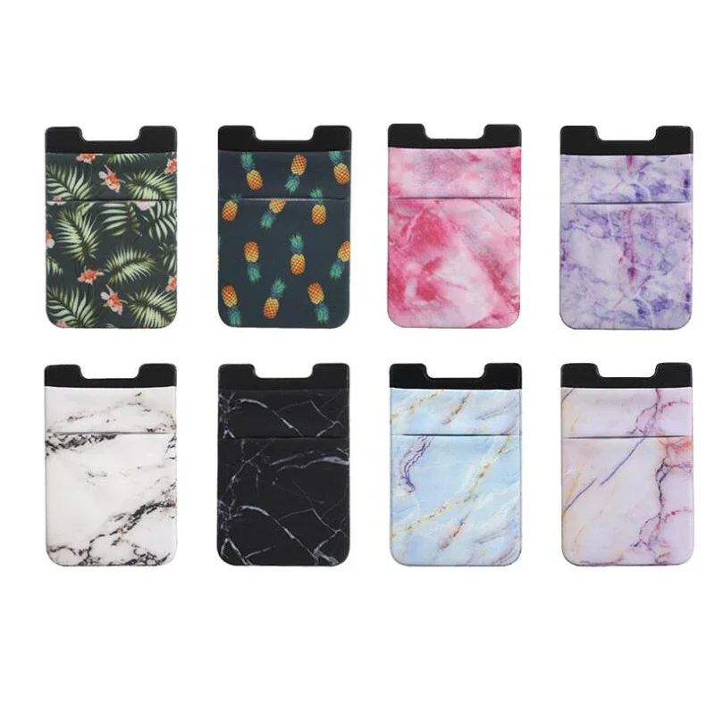 adhesive credit card sleeve CHEAP SUNDAY Cell Phone Pocket Self Holder Stick On Wallet with Adhesive Stretchy Phone Wallet Card ID Card ATM Card Holder for iPhone and Android (Dark Grey) This collection comes as an eight Fengek 50 Packs Clear Card