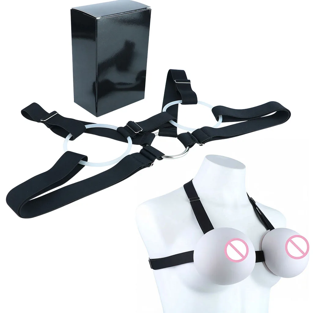 QKKQ Erotic Bra Chest Binder Strap On Harness Bondage Belt Chest Bodice Breast Restraint Belts For Women Men Erotic Accessories