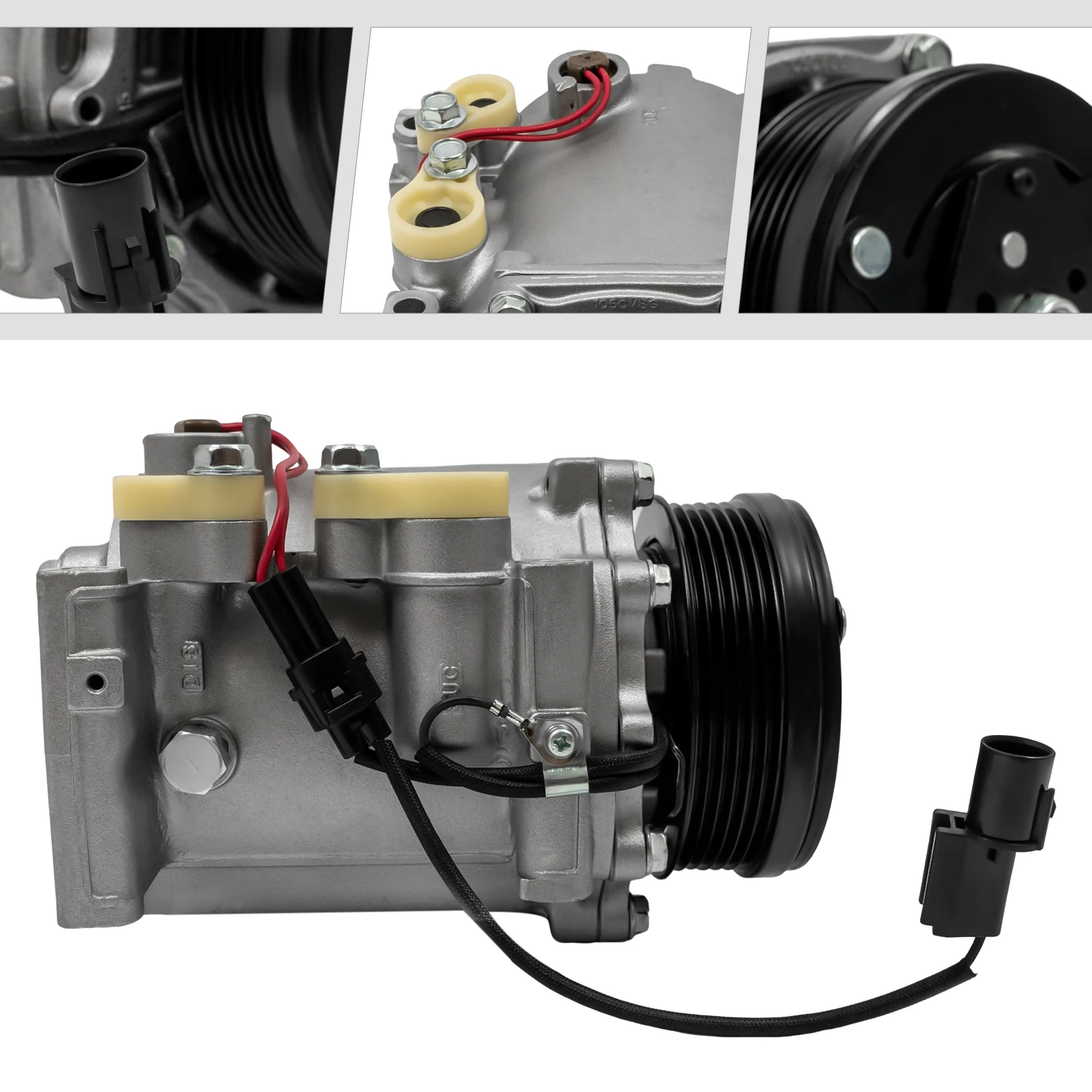 

A/C Conditioner Compressor Durable Air Compressor Fits For 2002-2007 Mitsubishi 2.0L 2000-05 Eclipse New