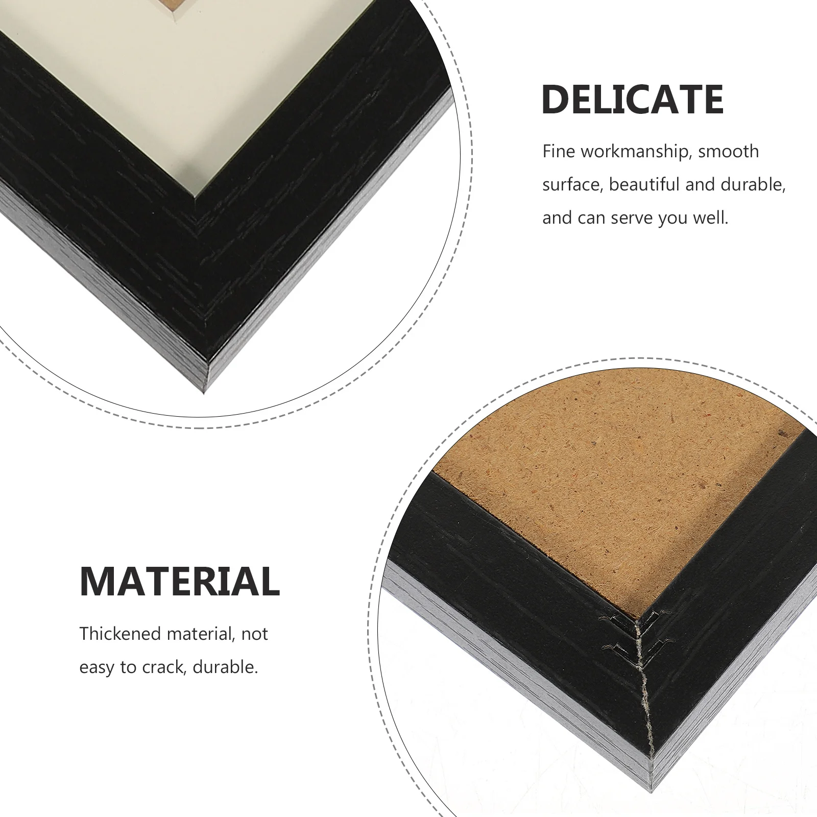 10x10インチの正方形油絵フレーム キャンバスウォールマウントフォトフレーム キャンバス絵画用 ホームオフィスリビングルーム装飾