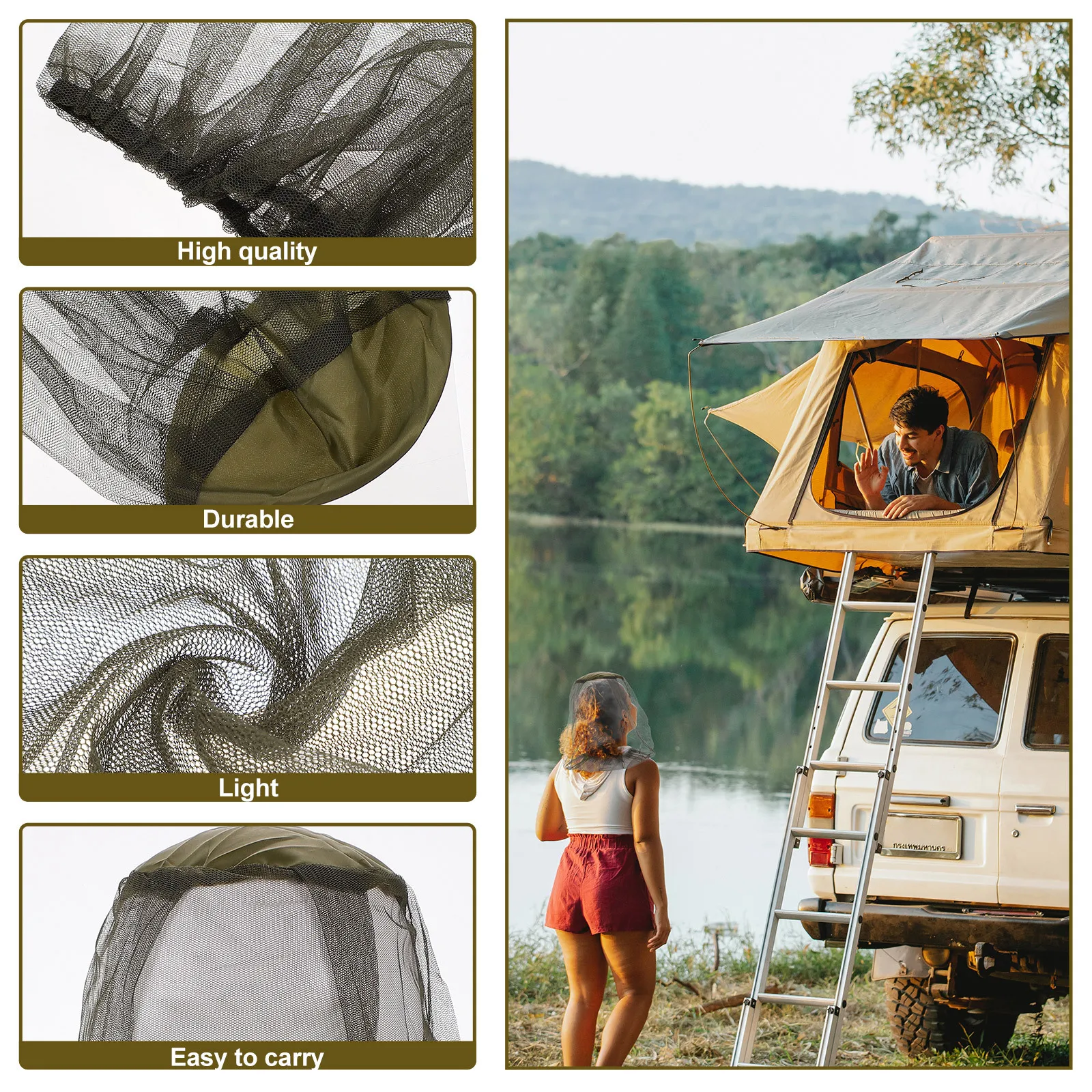 2 قطعة قبعة مكافحة الحشرات تصميم نفاذية الهواء العالي لصيد الأسماك البستنة التنزه الأنشطة في الهواء الطلق الأشعة فوق البنفسجية درع يمكن ارتداؤها قناع الظل