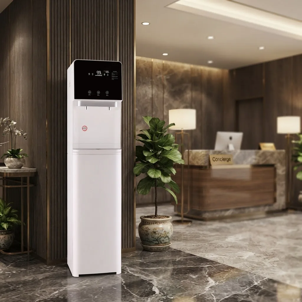 Automatic Hot & Cold RO Water Dispenser with Plastic Housing for Home Hotel Outdoor & Commercial Use