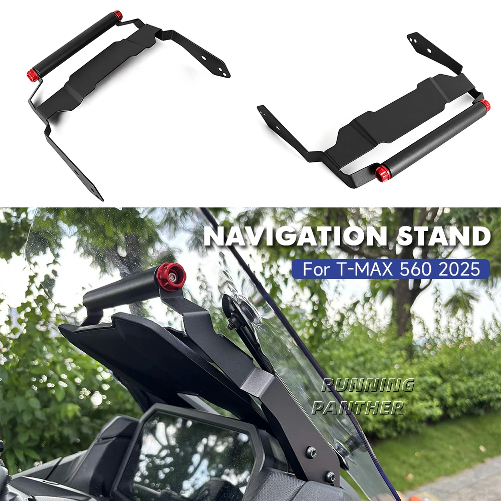 

22MM Motorcycle Navigation Bracket Plate Stand Mobile Phone Holder Accessories For YAMAHA TMAX 560 TMAX560 T-MAX560 2025