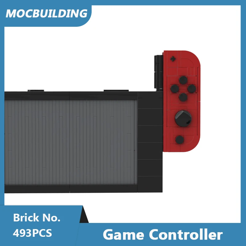 

Строительные блоки MOC, игрушечный игровой контроллер, модель переключателя, классические DIY собранные кирпичи, креативная коллекция, дисплей, рождественские подарки, 493 шт.