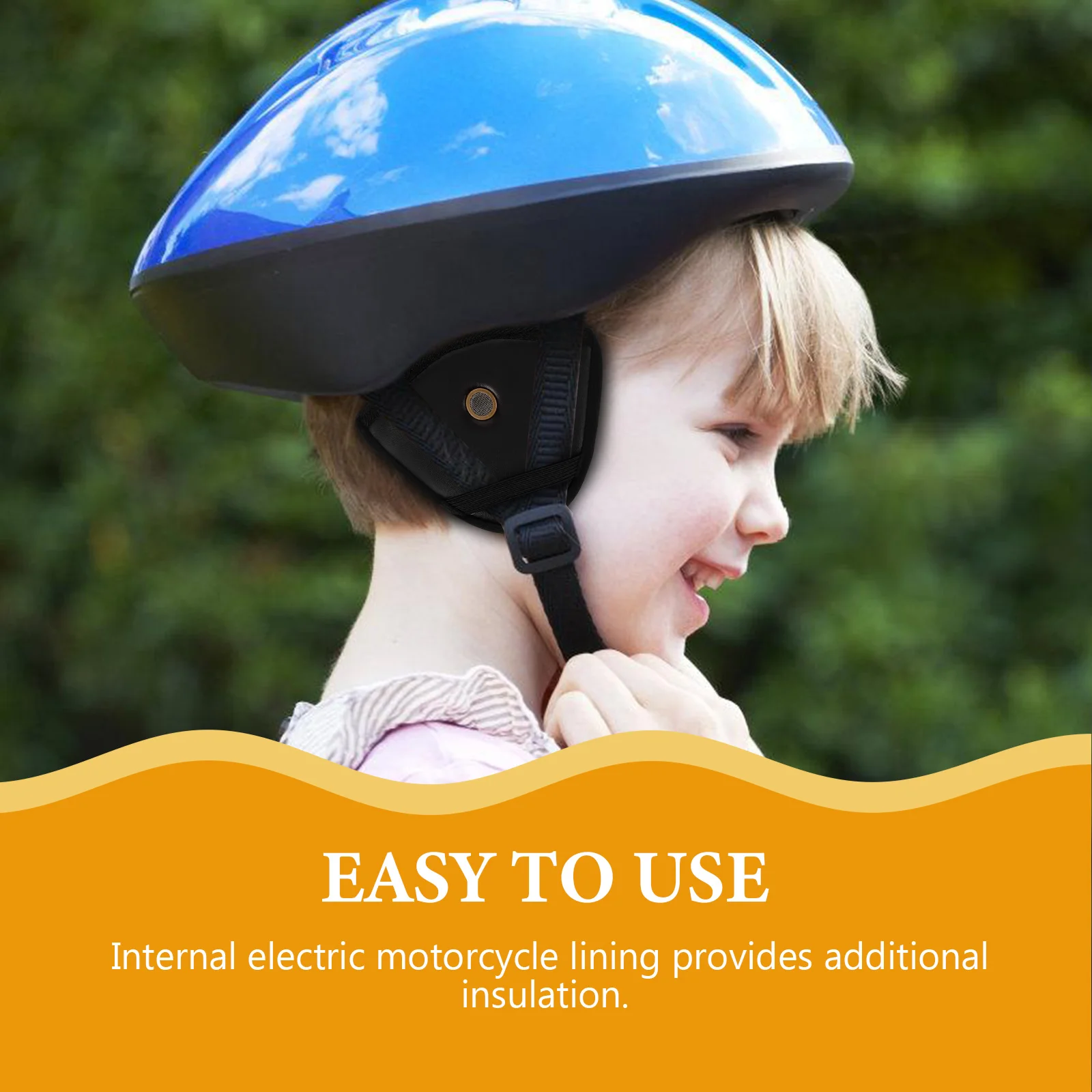 

1Pair Ear Pads Motorcycle Detachable Cotton Ear Protectors Soft Comfortable Riding Accessories Cyclist Accessories