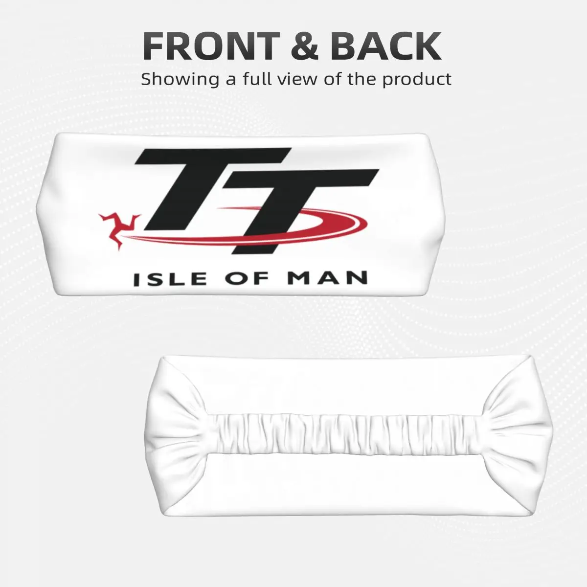 Custom Isle Of Man TT Races Sports Sweatband for Cycling Motorcycle Sport Absorbent Headband Women Men