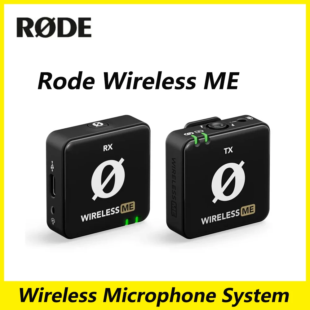 

Беспроводной микрофон Rode Wireless ME, микрофон для камеры, петличный микрофон для телефона, передача 2,4 ГГц для прямой трансляции, видеосъемки