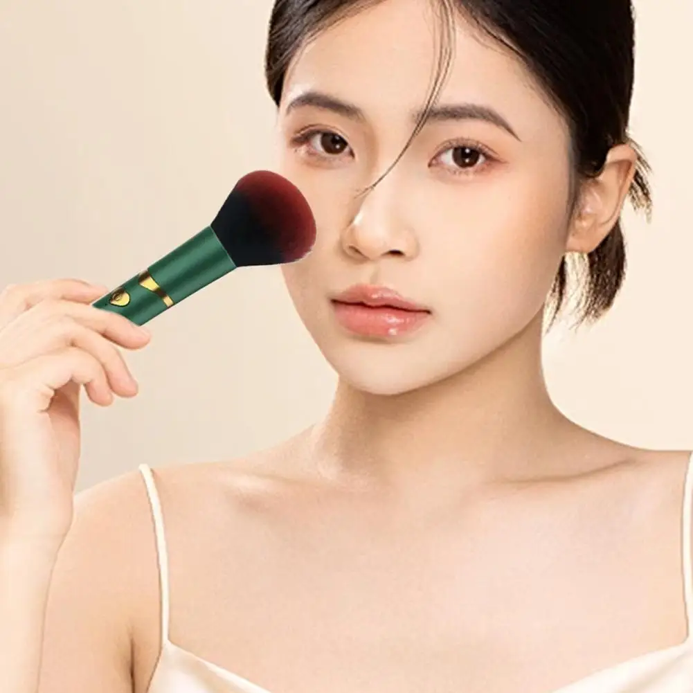 2 In 1 Electric Multi-Function Makeup Brush Foundation Make-Up Massage Vibration Powder Blusher Makeup Tools Makeup Brush image 2