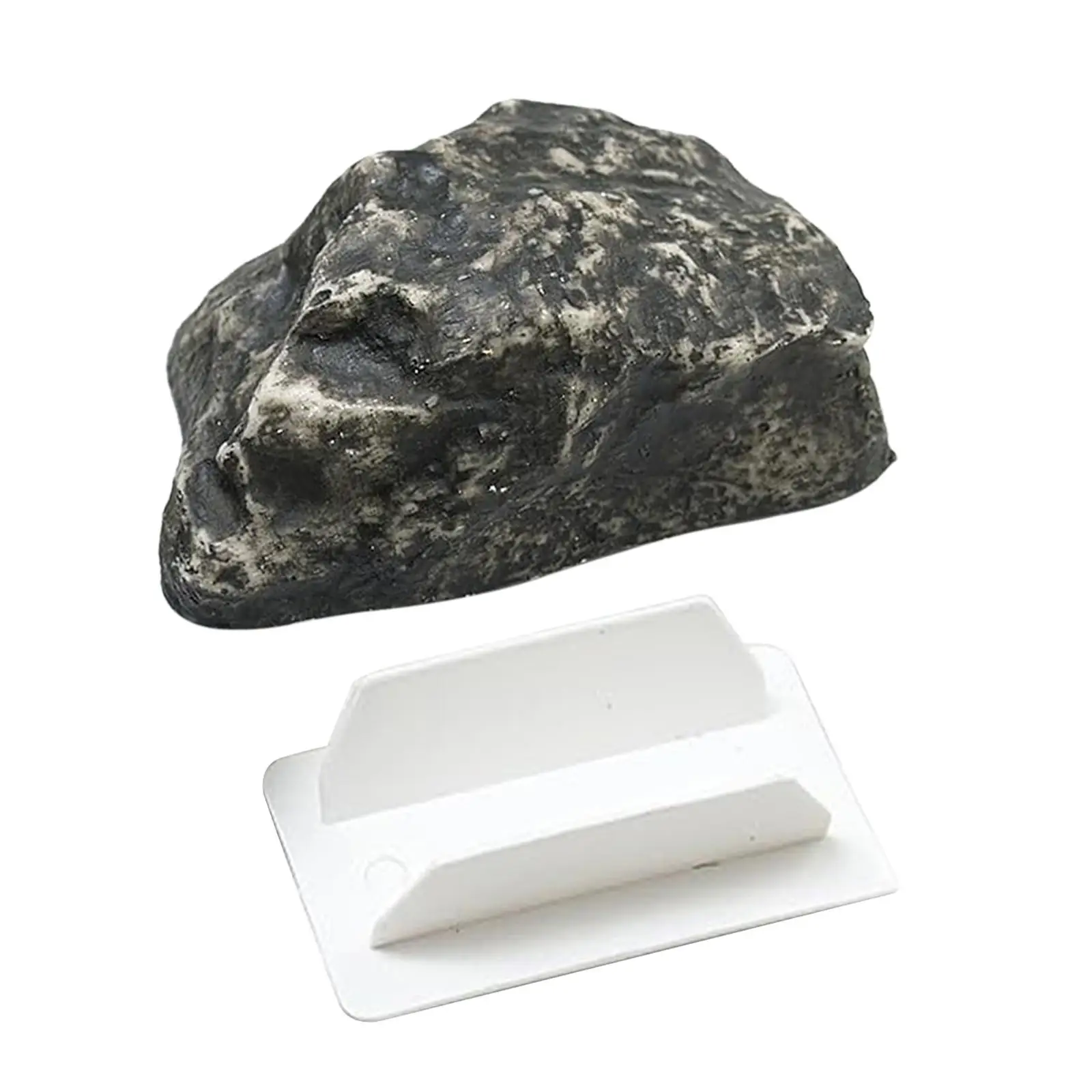 Key Fake Rock Spare Key Storage Box Holder Windproof Decorative Weatherproof Ornament Faux Stone Key Hider for Outside