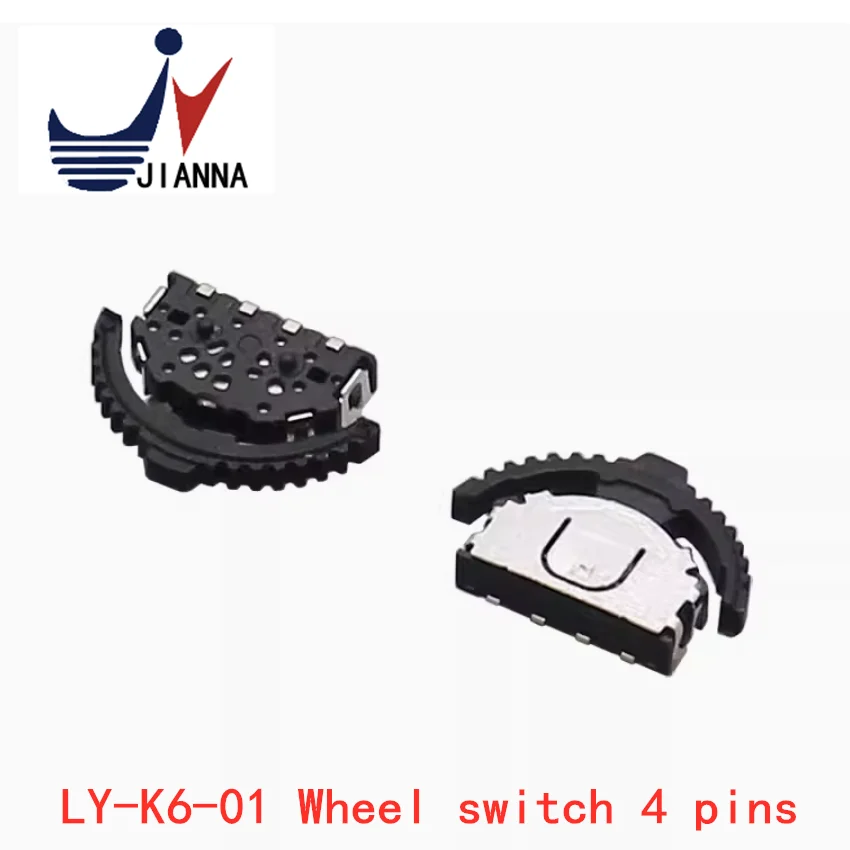 LY-K6-01 Wheel switch 4-pin multi-function wave wheel reset wheel switch left and right shake button