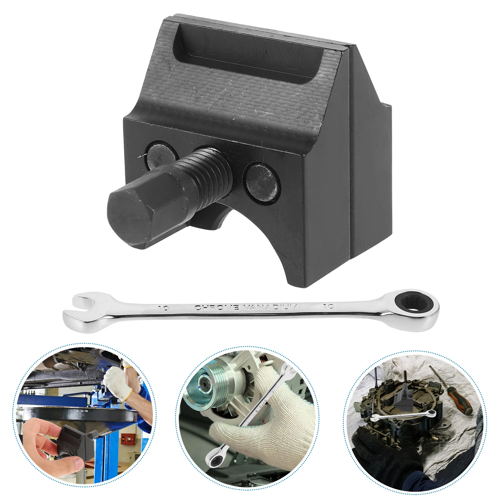 Wheel Hub Mainstays Car Repair Tools Knuckle Spreader Splitter Type Double Steering Bushing Press Universal Strut Black