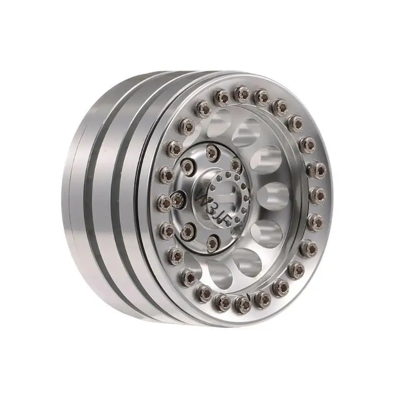

W3JF Reliable Metal Rims for 1/10 Remote Control Crawlers Improve off Road Experience