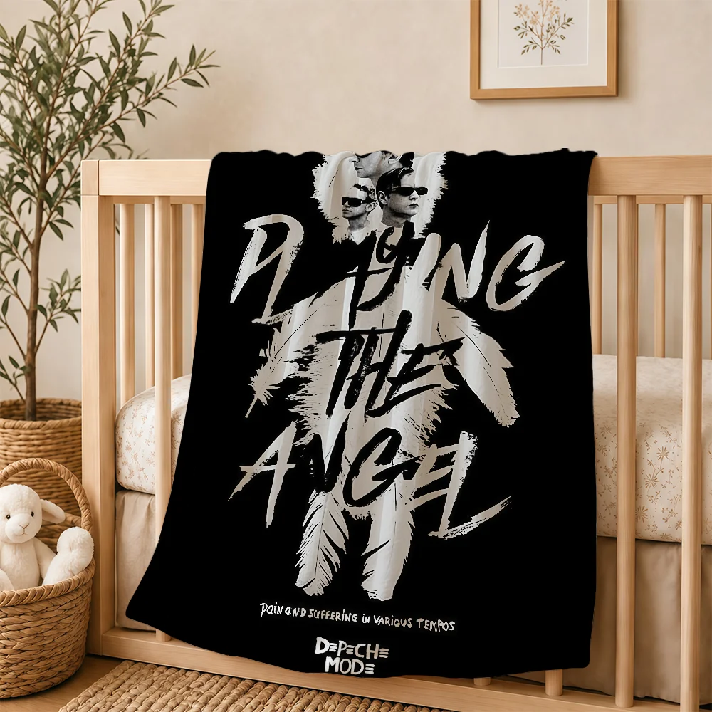 Band D-Depeche M-Mode Blanket For Soft Warm Knee For Bedroom Living Room Bed Sofa Camping Picnic Office Gift Throw