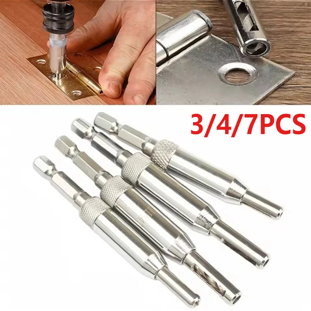 1 Uds HSS bisagra autocentrante broca puerta ventana gabinete carpintería perforadora herramienta escariadora de madera brocas avellanadoras