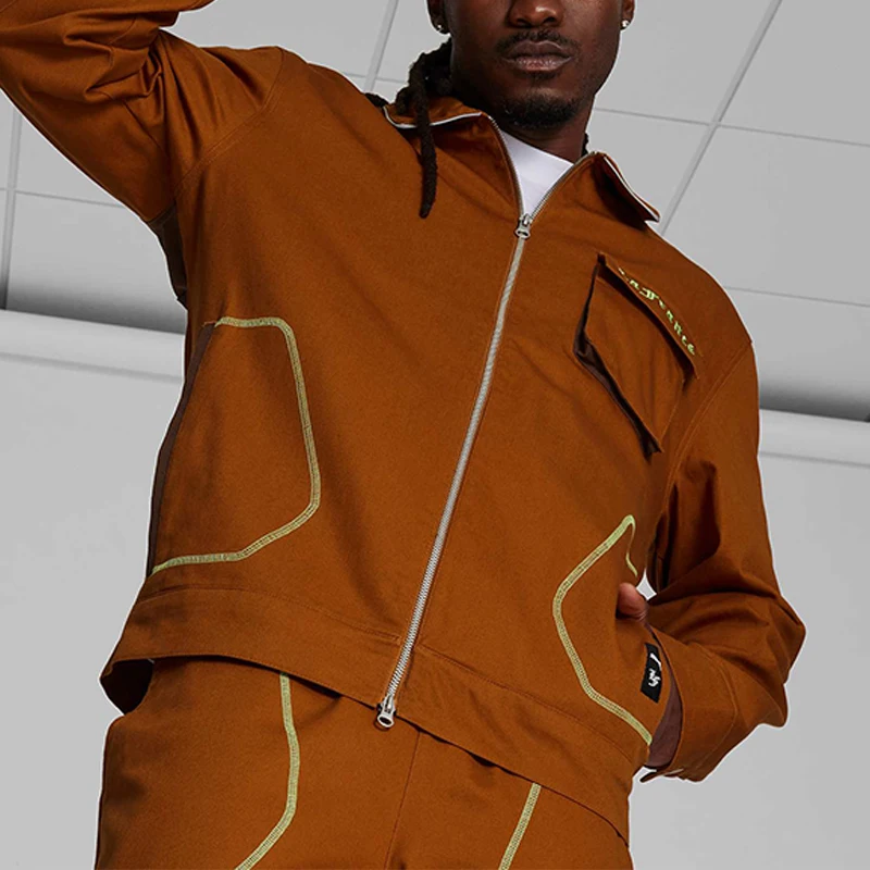 

Puma Authentic New Mens Retro Casual Collar Sport Jacket 622826-01