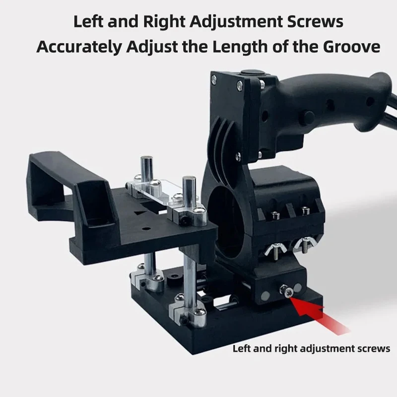 2 in 1 Woodworking Slot Locator Invisible Fastener Punch Holder for Wardrobe Cabinet Board Compact Router Trimmer