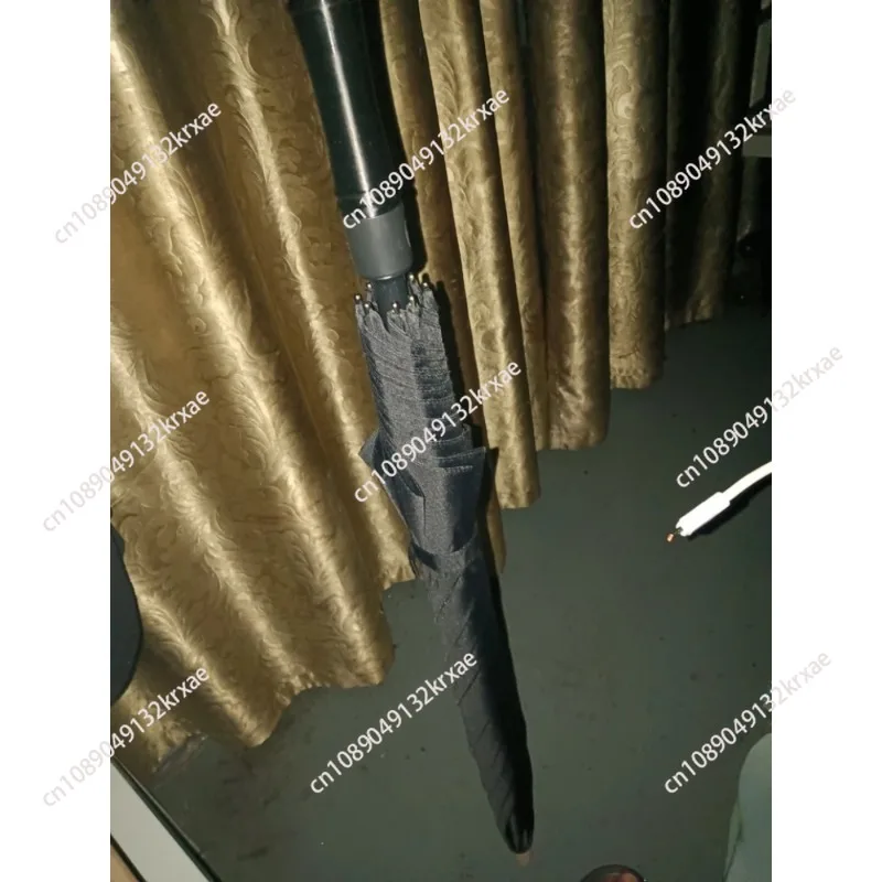 Self-defense umbrella sword umbrella aluminum alloy long handle vinyl sunshade can be pulled out stick self-defense umbrella men