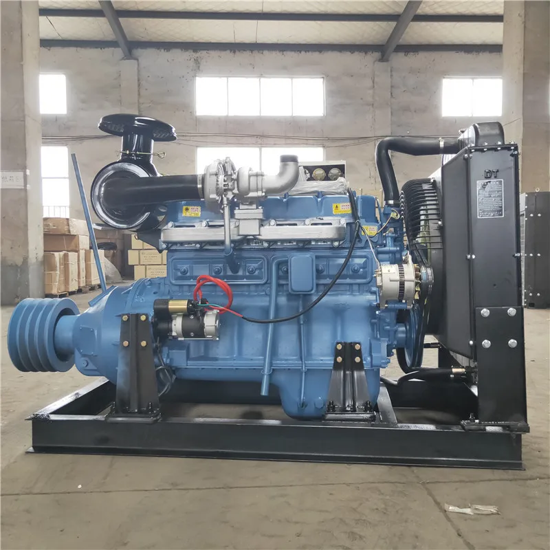 Weichai Ricardo R6105AZP diesel engine 92kw 115kva 125Hp 1500rmp 6 cylinder water cooled engine diesel with clutch