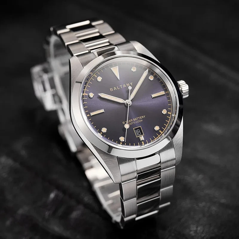 ساعة كوارتز رجالية من اكسبلورير ، ياقوت ، 200 متر مقاومة للماء ، مضيئة ، سوار ستانلس ستيل ، ساعات رياضية ريترو فاخرة ، 39 مللي متر