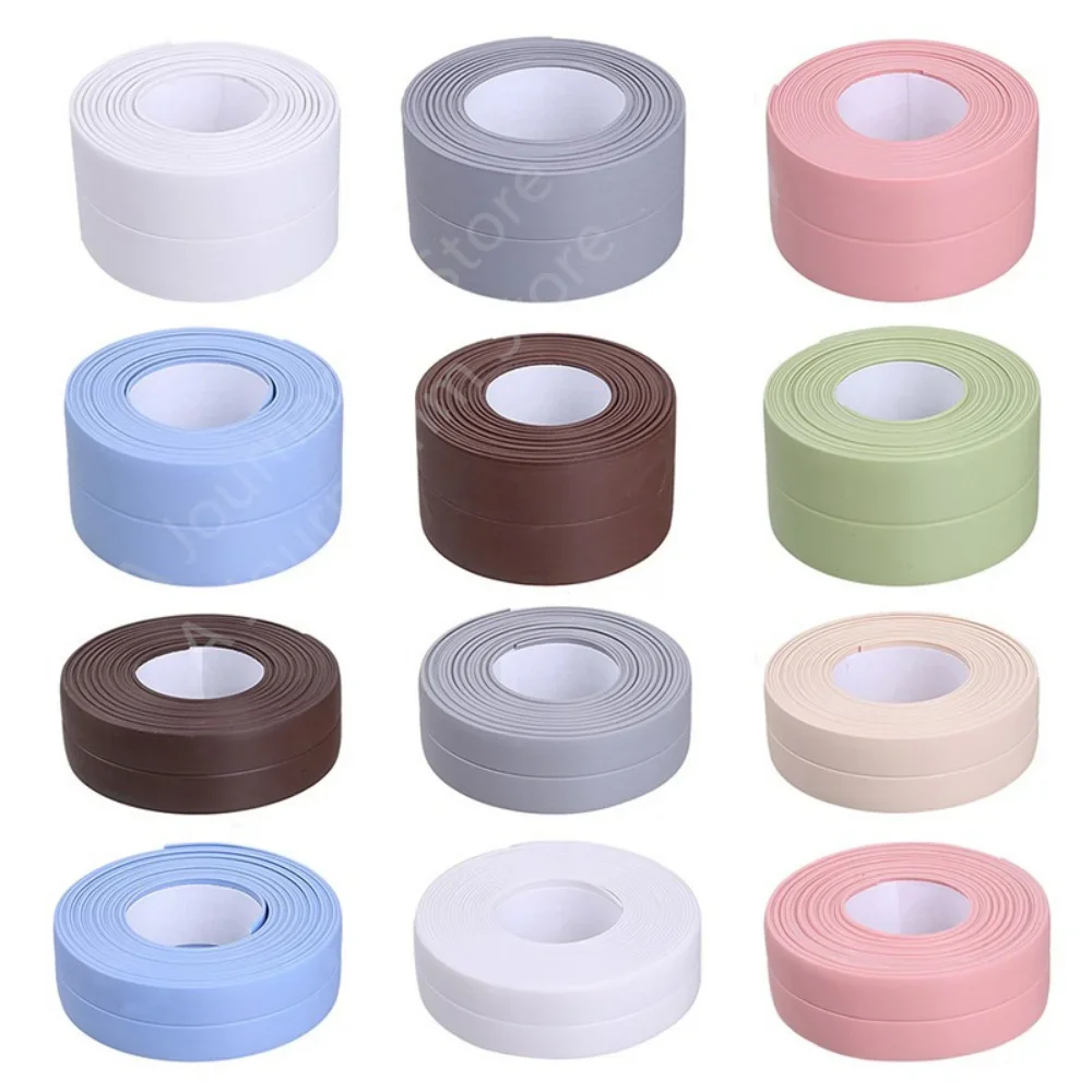 Self Adhesive Sticker Sealing Caulk Strip Wall Window Corner Waterproof Mould Proof Sealant Tape for Kitchen Bath Bathtub Corner