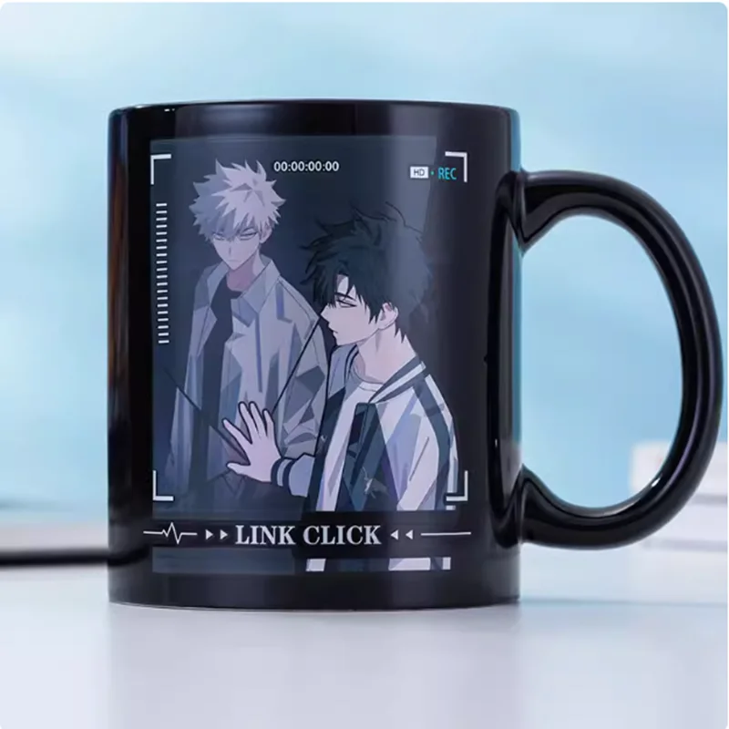 Link Click Anime Color-changing Ceramic Cup Cheng Xiaoshi Lu Guang Qiao Ling Manga Role Action Figure New Trendy Gift