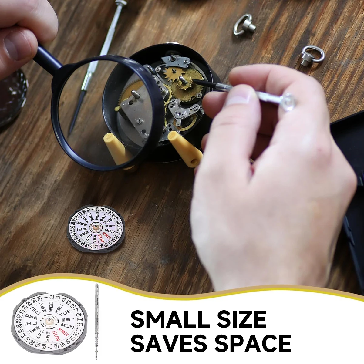 Watch Movement VC11 VJ12 VJ20 VJ21 VJ24 VJ33 VJ42 VJ53 VX42 Watch Movement Replacement Day Date Movement Watch Repair Accessory
