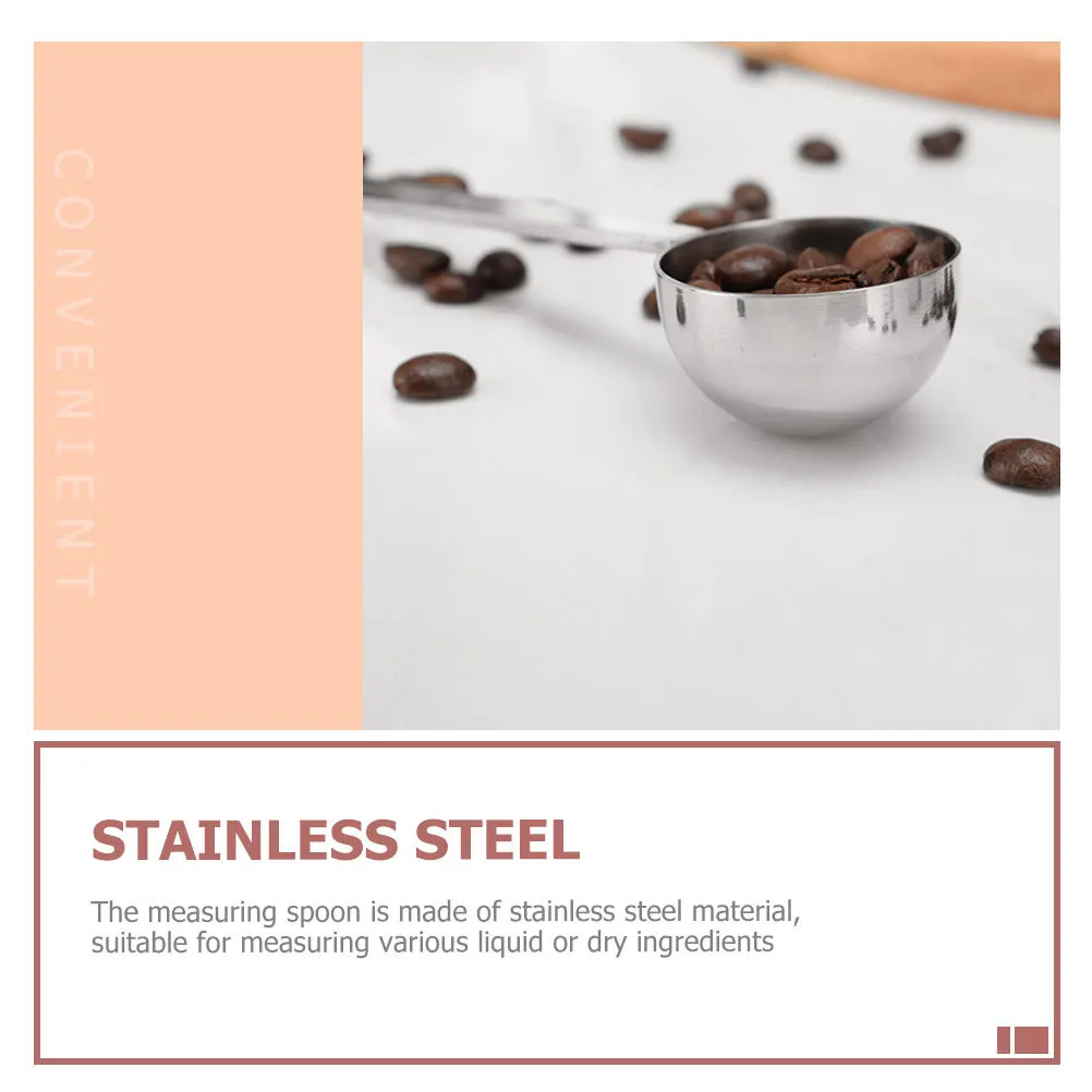 

2Pcs Stainless Steel Measuring Spoons for Coffee Tea Spices Baking Powder Milk Sugar Kitchen Measuring Spoon Baking Scoop