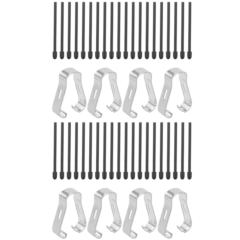 40 шт. наконечников/наконечников для замечательного стилуса, 2 пера и наконечники для ручки с инструментом, сменные мягкие наконечники/наконечники